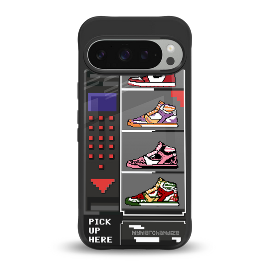 sneaxels back phone cover | glass case for google pixel 9 pro xl