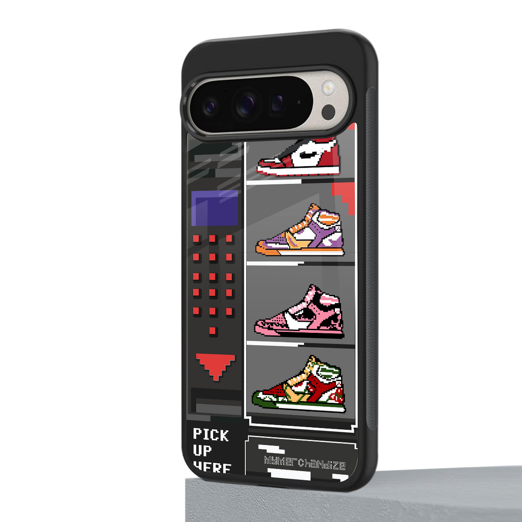 sneaxels back phone cover | glass case for google pixel 9 pro xl