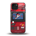 sneaxels red back phone cover | glass case for iphone 13 mini