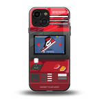 sneaxels red back phone cover | glass case for iphone 13 mini