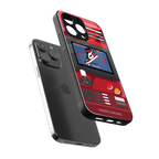 sneaxels red back phone cover | glass case for iphone 13 pro