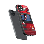 sneaxels red back phone cover | glass case for iphone 14 plus