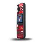 sneaxels red back phone cover | glass case for iphone 16 plus