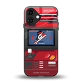 sneaxels red back phone cover | glass case for iphone 16