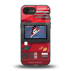 sneaxels red back phone cover | glass case for iphone 16e