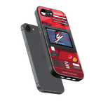 sneaxels red back phone cover | glass case for iphone 16e