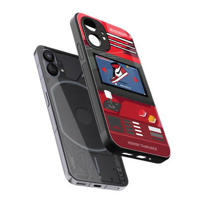 sneaxels red back phone cover | glass case for nothing phone 1