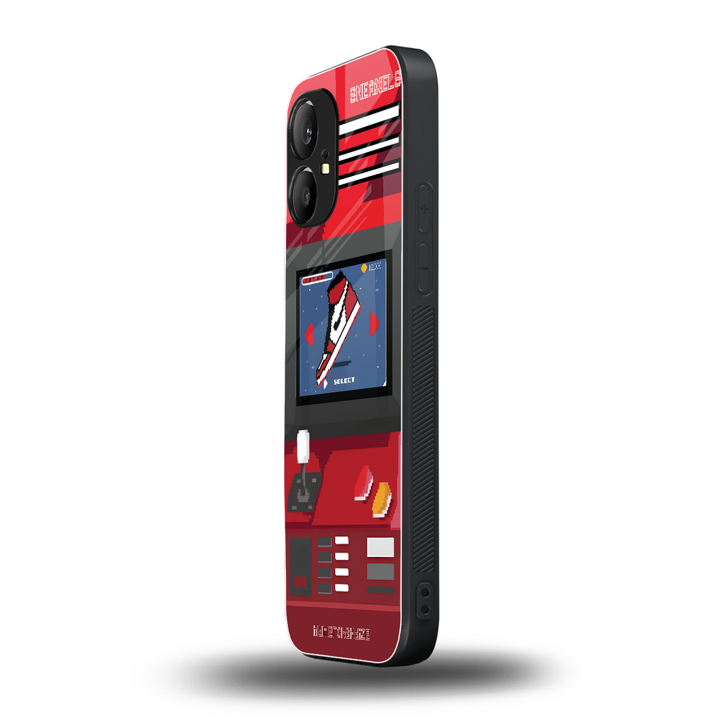 sneaxels red back phone cover | glass case for nothing phone 1