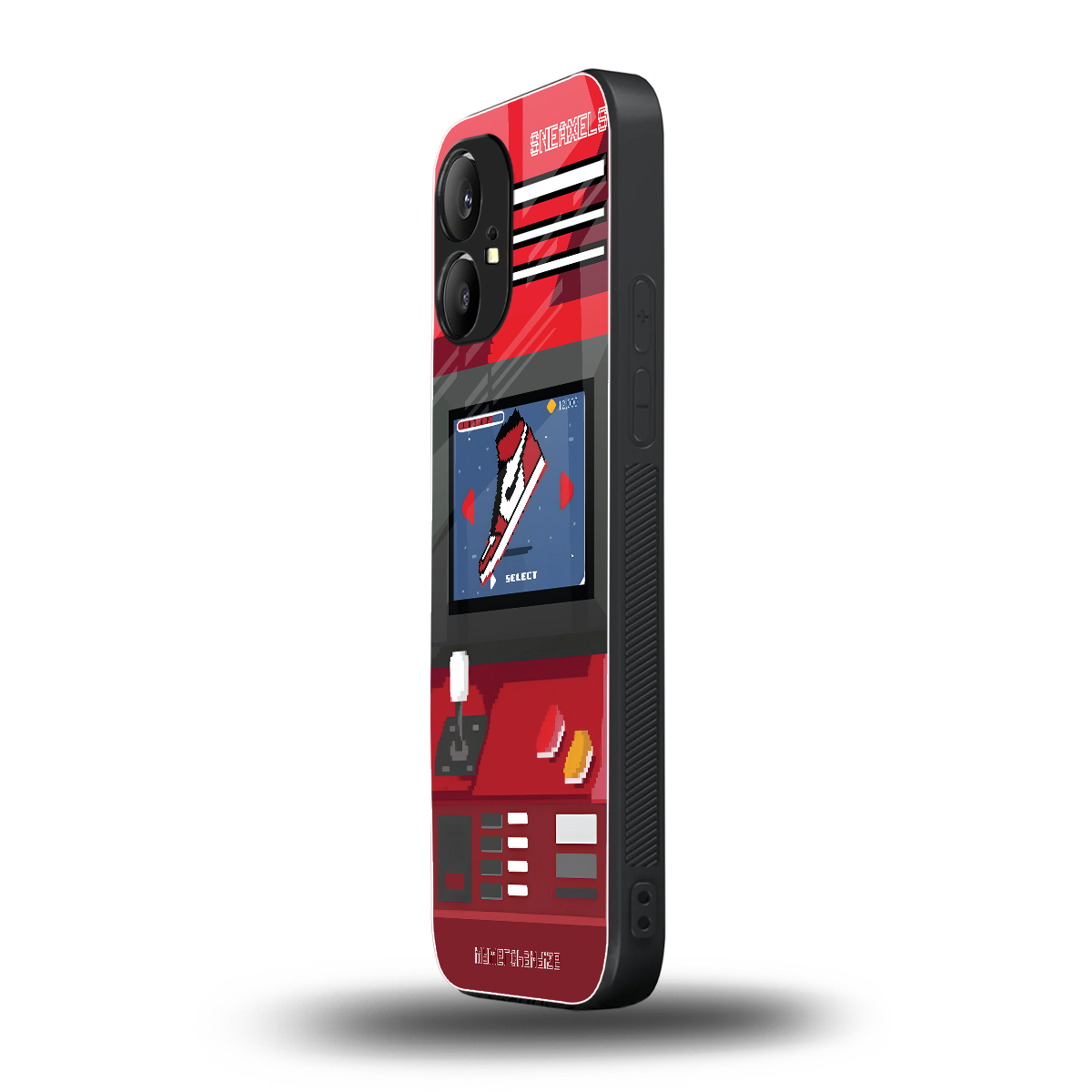 sneaxels red back phone cover | glass case for nothing phone 1
