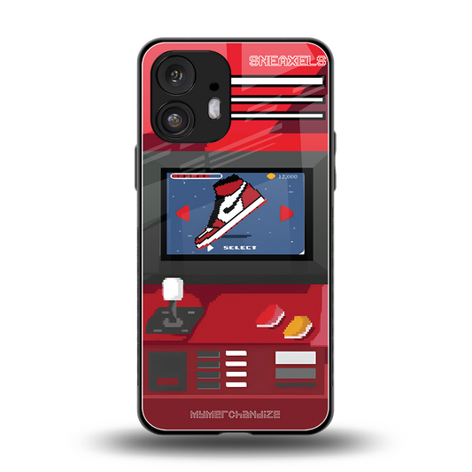 sneaxels red back phone cover | glass case for nothing phone 2