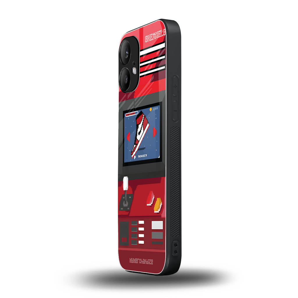 sneaxels red back phone cover | glass case for nothing phone 2