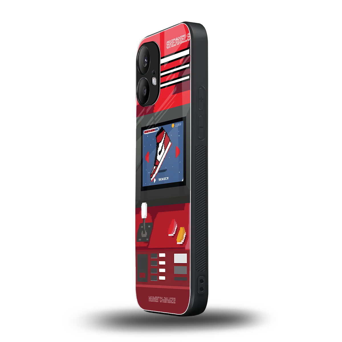 sneaxels red back phone cover | glass case for nothing phone 2