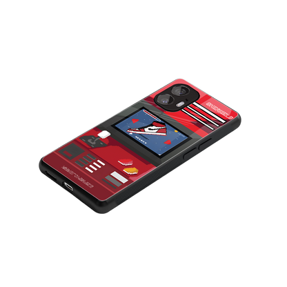 sneaxels red back phone cover | glass case for nothing phone 2