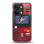 sneaxels red back phone cover | glass case for oneplus nord 3