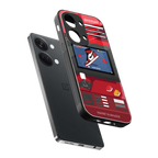 sneaxels red back phone cover | glass case for oneplus nord 3