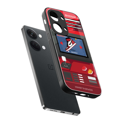 sneaxels red back phone cover | glass case for oneplus nord 3