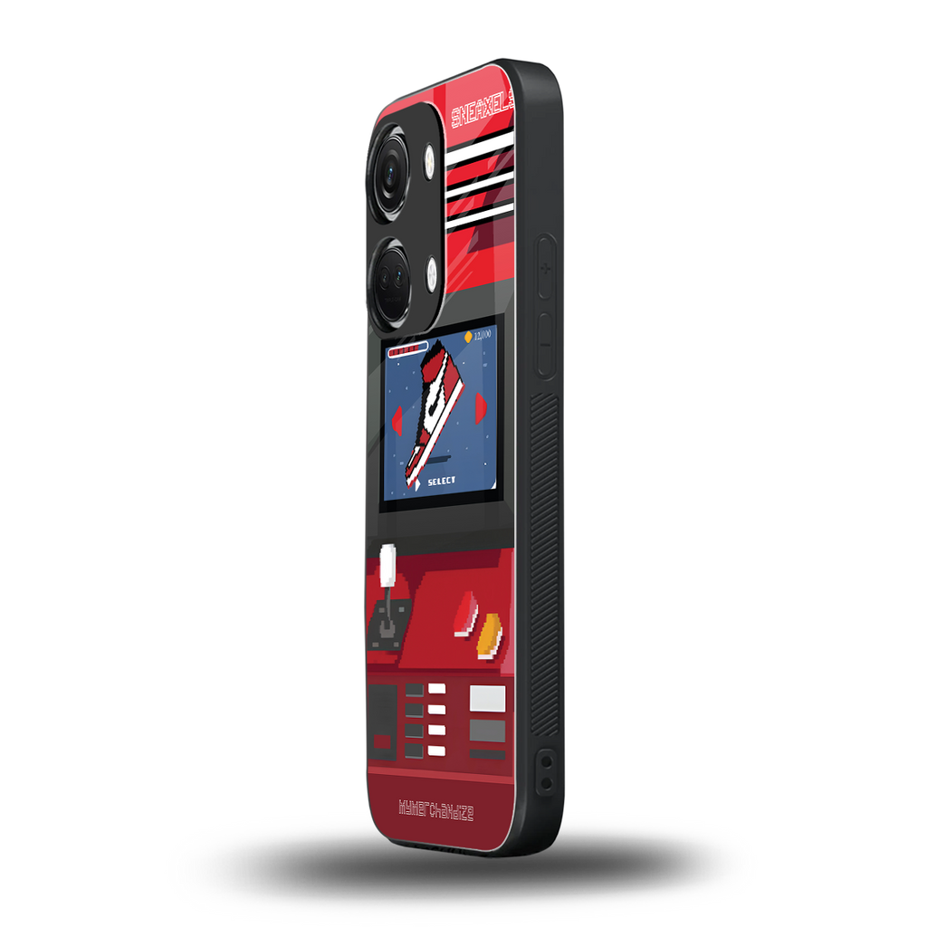 sneaxels red back phone cover | glass case for oneplus nord 3