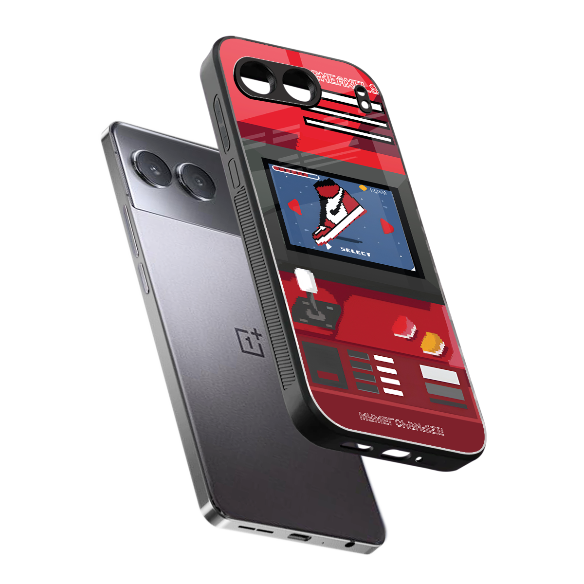 sneaxels red back phone cover | glass case for oneplus nord 4
