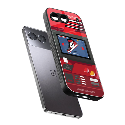 sneaxels red back phone cover | glass case for oneplus nord 4