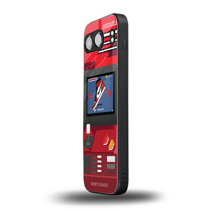 sneaxels red back phone cover | glass case for oneplus nord 4