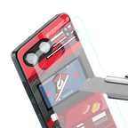 sneaxels red back phone cover | glass case for oneplus nord 4