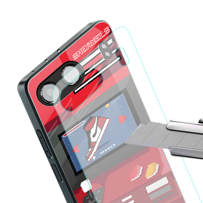 sneaxels red back phone cover | glass case for oneplus nord 4