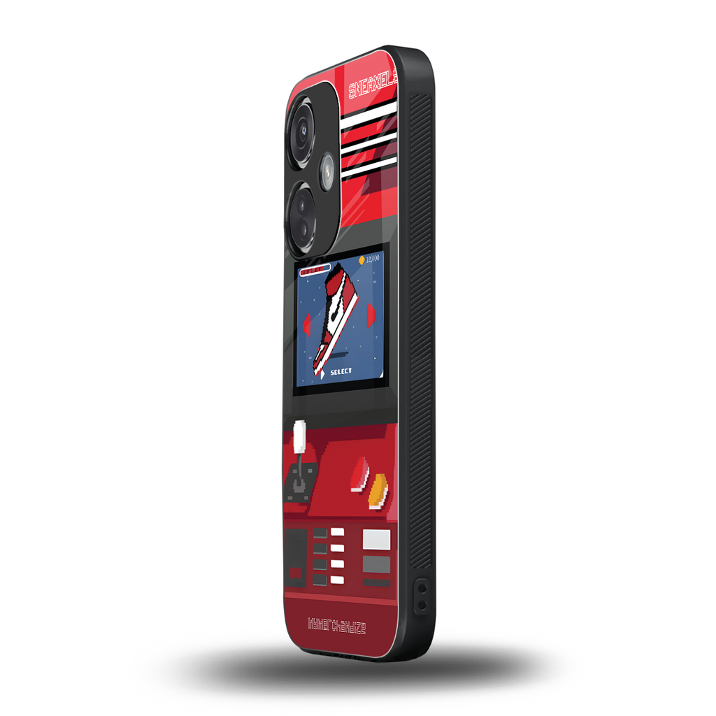 sneaxels red back phone cover | glass case for oneplus nord ce 3