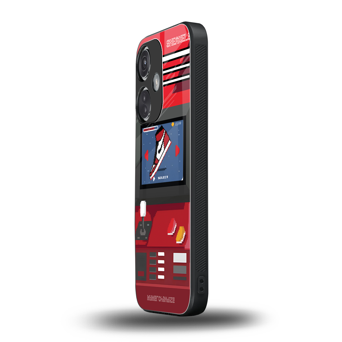 sneaxels red back phone cover | glass case for oneplus nord ce 3