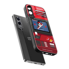 sneaxels red back phone cover | glass case for oneplus nord ce 4 lite