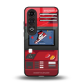 sneaxels red back phone cover | glass case for oneplus nord ce 4