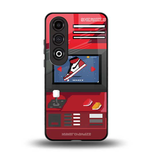 sneaxels red back phone cover | glass case for oneplus nord ce 4