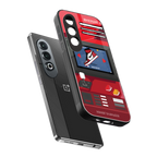 sneaxels red back phone cover | glass case for oneplus nord ce 4