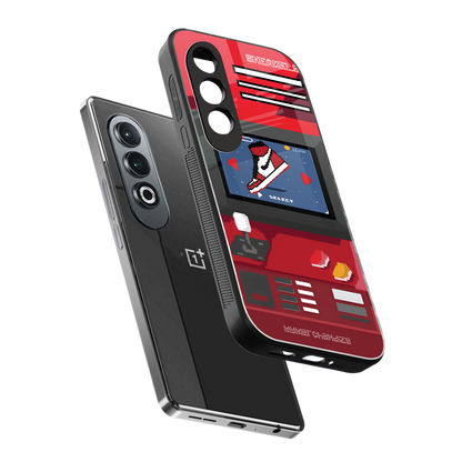 sneaxels red back phone cover | glass case for oneplus nord ce 4