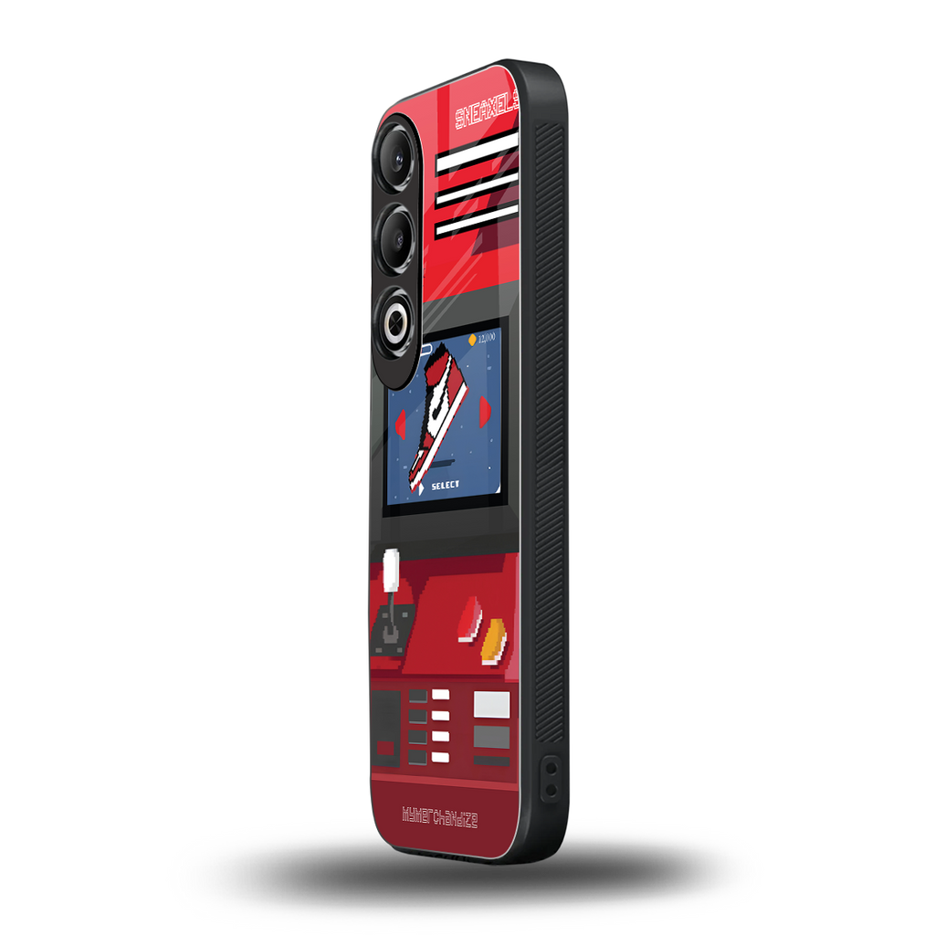 sneaxels red back phone cover | glass case for oneplus nord ce 4