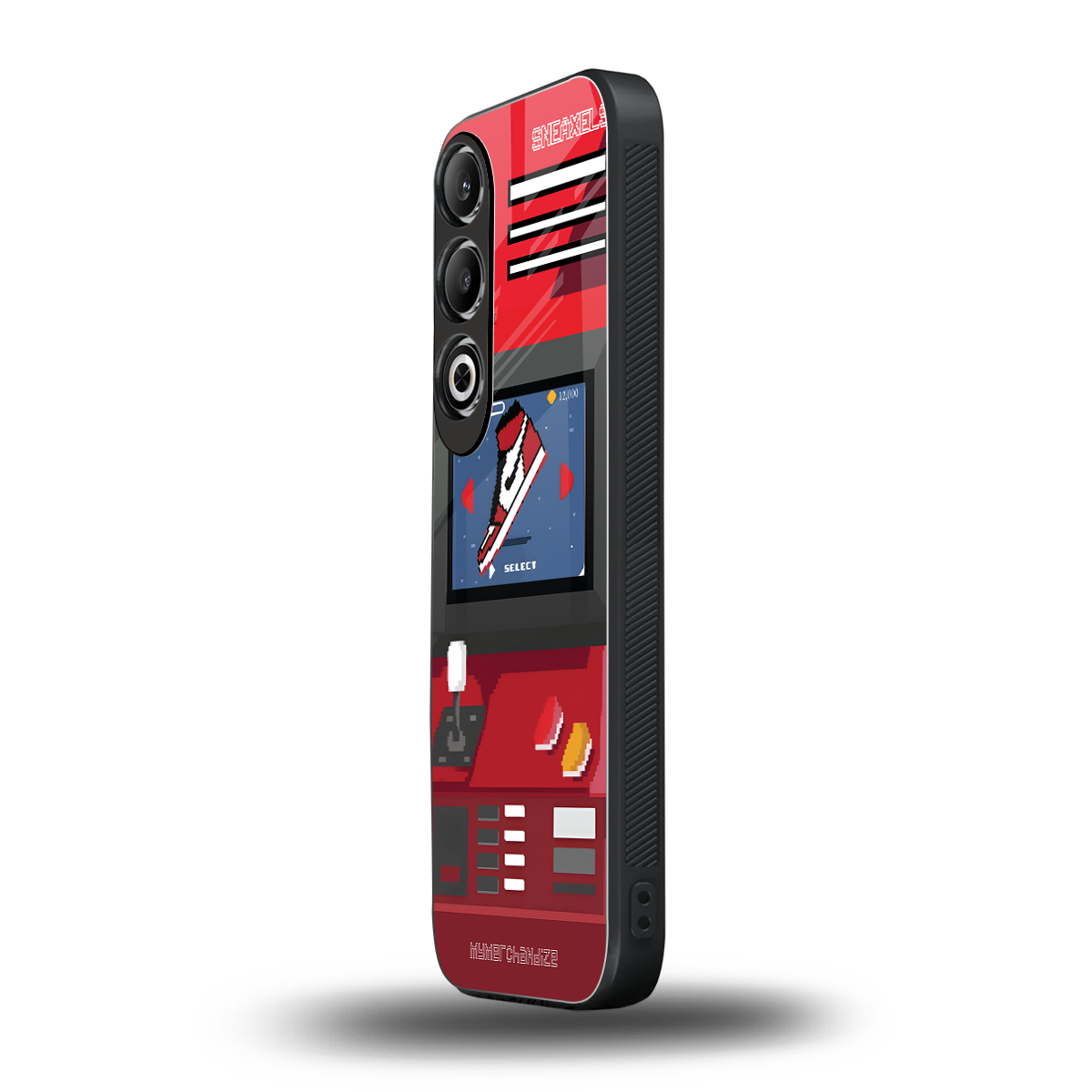 sneaxels red back phone cover | glass case for oneplus nord ce 4