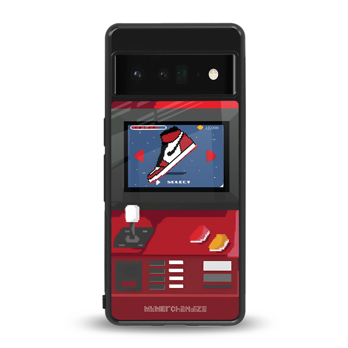 sneaxels red back phone cover | glass case for google pixel 6 pro