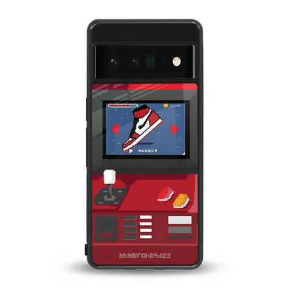 sneaxels red back phone cover | glass case for google pixel 6 pro