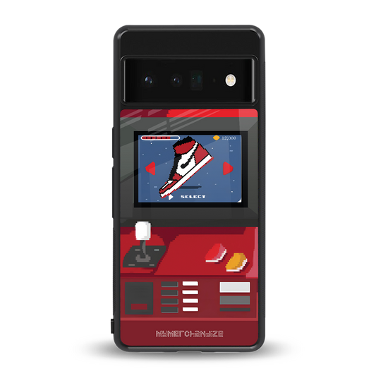 sneaxels red back phone cover | glass case for google pixel 6 pro