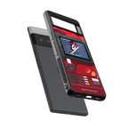 sneaxels red back phone cover | glass case for google pixel 6 pro