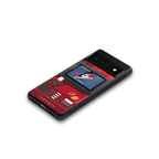 sneaxels red back phone cover | glass case for google pixel 6 pro