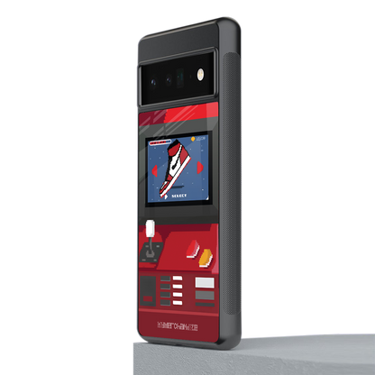 sneaxels red back phone cover | glass case for google pixel 6 pro