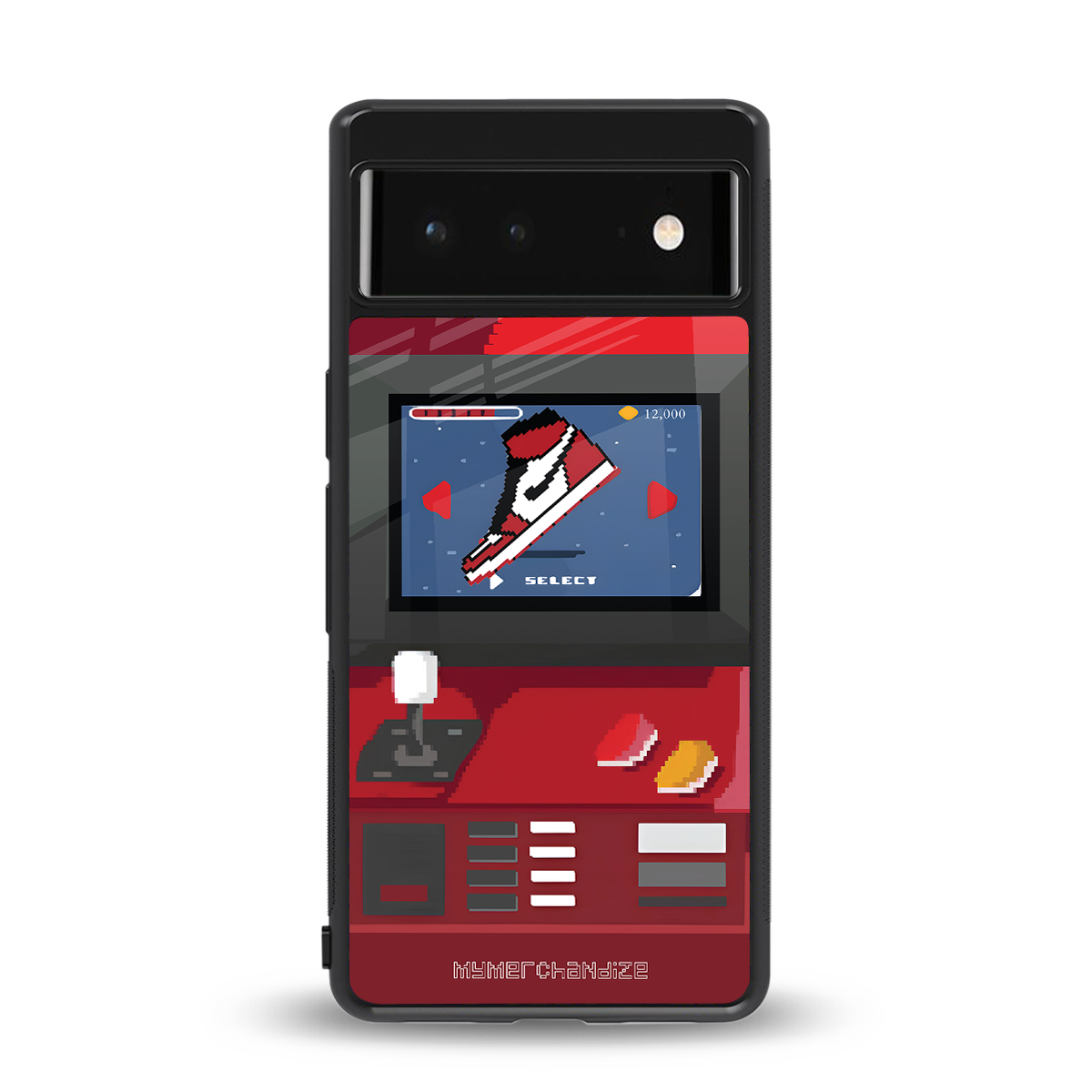 sneaxels red back phone cover | glass case for google pixel 6