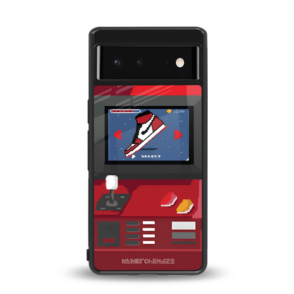 sneaxels red back phone cover | glass case for Google Pixel 6A