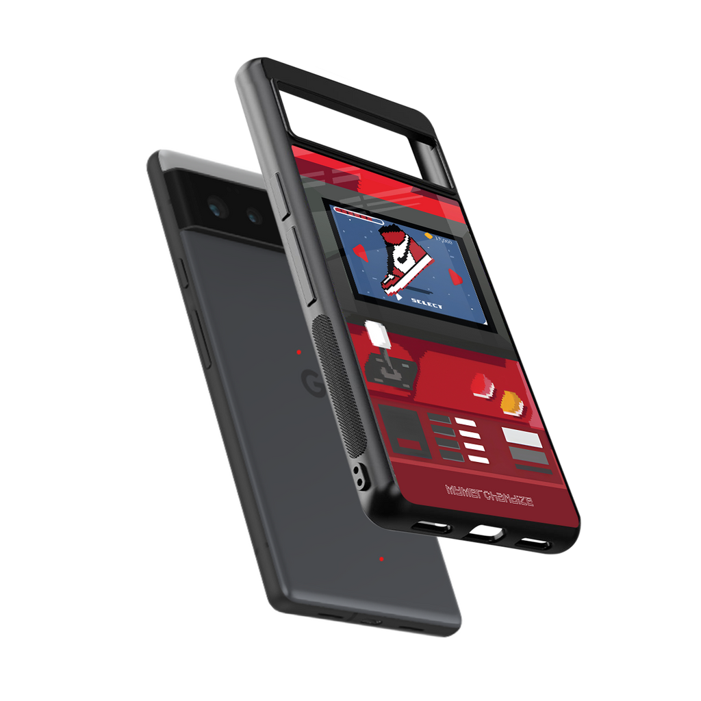 sneaxels red back phone cover | glass case for google pixel 6