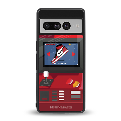 sneaxels red back phone cover | glass case for google pixel 7 pro