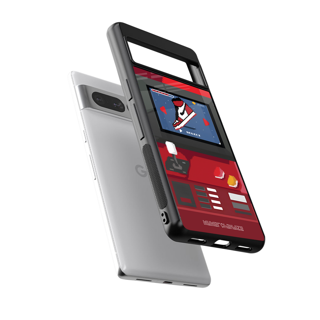 sneaxels red back phone cover | glass case for google pixel 7 pro