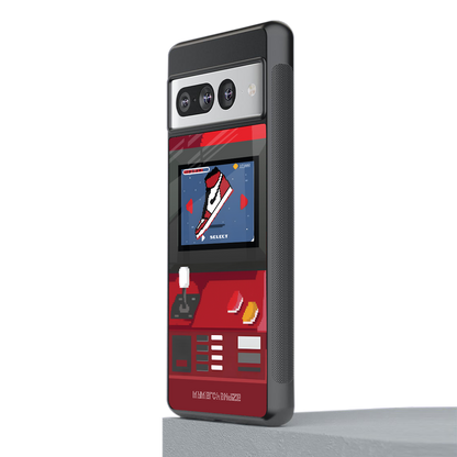 sneaxels red back phone cover | glass case for google pixel 7 pro