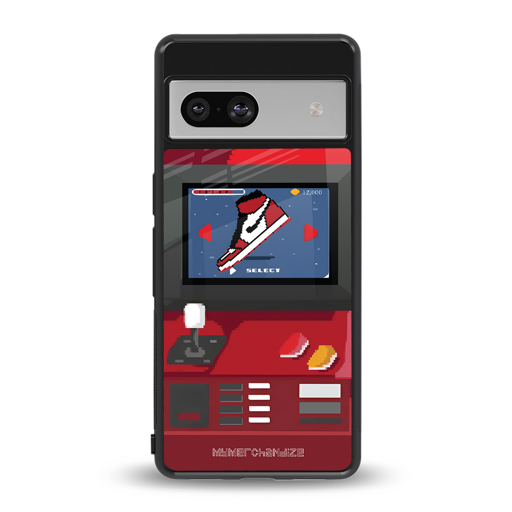 sneaxels red back phone cover | glass case for Google Pixel 7
