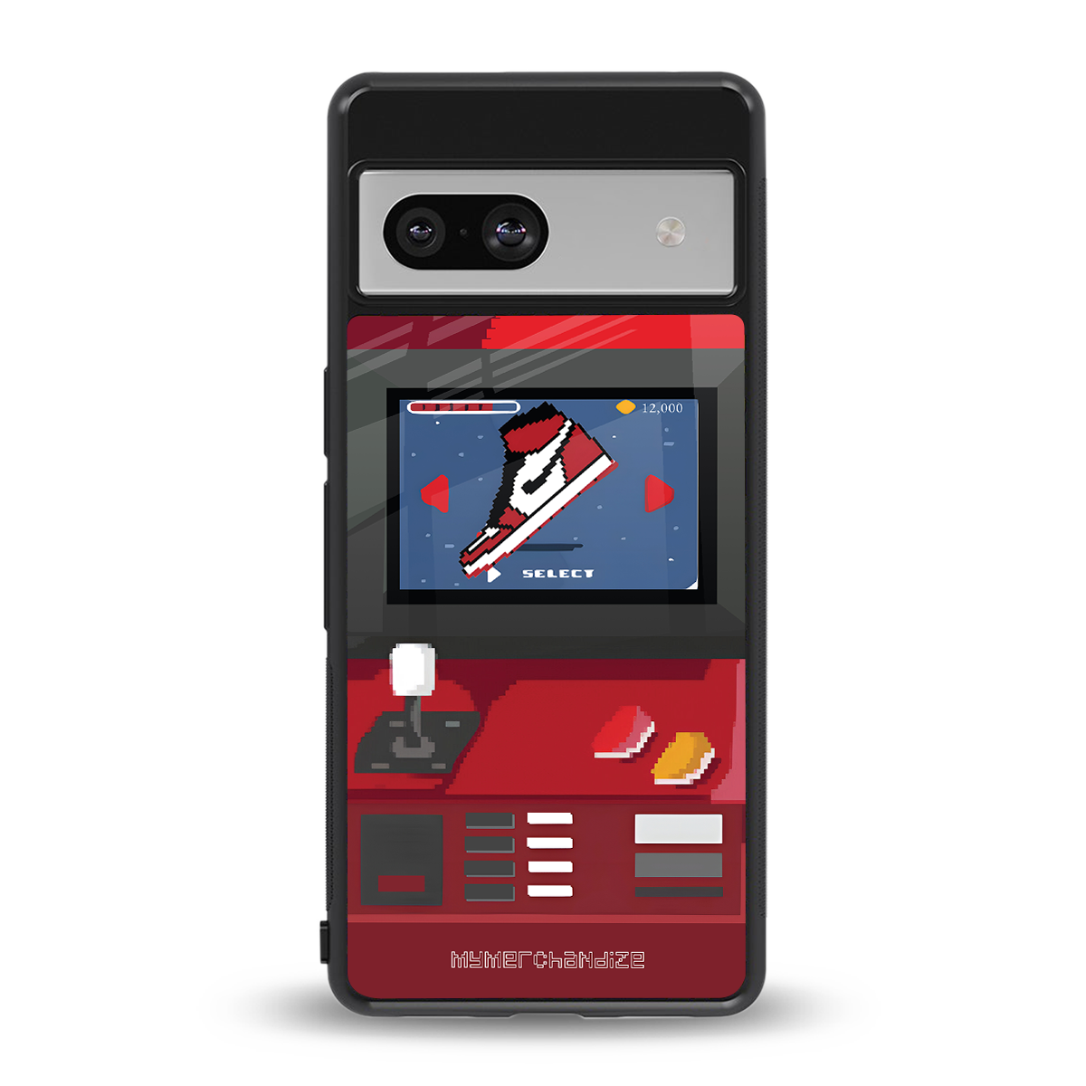 sneaxels red back phone cover | glass case for Google Pixel 7