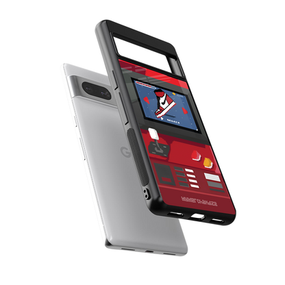 sneaxels red back phone cover | glass case for Google Pixel 7